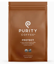 Load image into Gallery viewer, Purity Coffee PROTECT Medium Roast Ground Coffee 12 ounce