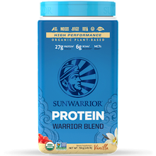 Load image into Gallery viewer, SUNWARRIOR PROTEIN VANILLA WARRIOR BLEND 1.65 LB (750g)