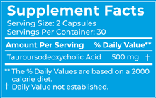 Load image into Gallery viewer, BodyBio TUDCA  Acid 60 capsules