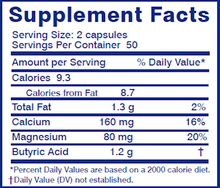 Load image into Gallery viewer, BodyBio Calcium/Magnesium Butyrate 100 Non-GMO Capsules