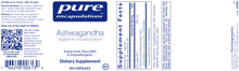 Load image into Gallery viewer, Pure Encapsulations Ashwagandha 500mg 60 capsules