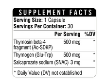 Load image into Gallery viewer, Healthgevity Thymosin B4-FRAG 500+ 30 Capsules