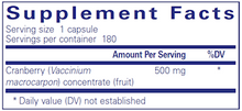 Load image into Gallery viewer, Pure Encapsulations Cranberry NS 180 capsules