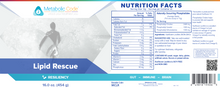 Load image into Gallery viewer, Metabolic Code Lipid Rescue 16.0 oz