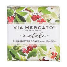 Load image into Gallery viewer, European Soaps NATALE Four 50 G Shea Butter Soaps Gift Set