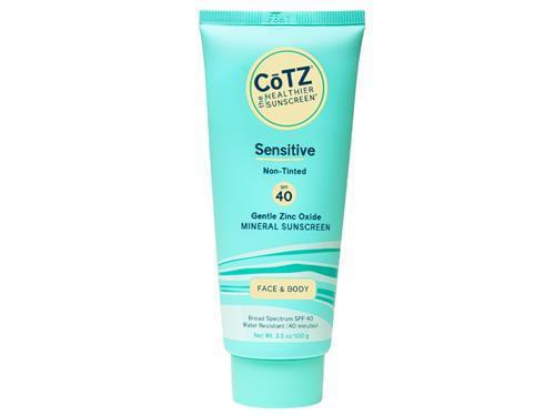 CoTZ Sensitive Non-Tinted Face & Body Sunscreen SPF 40 3.5oz