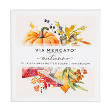 Load image into Gallery viewer, European Soaps AUTUNNO 450 G Shea Butter Soaps Gift Set