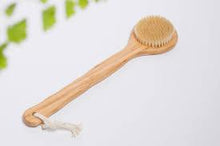 Load image into Gallery viewer, Brooklyn Made Natural Wood Bath Brush for Shower and Dry Brushing
