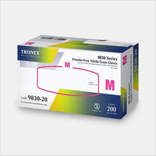 Load image into Gallery viewer, Tronex Medium Powder Free Nitrile Exam Gloves (9830-20 Series) - ONE CASE 2,000 Gloves (200 x 10)