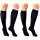 Load image into Gallery viewer, TRUFORM Ladies' Pattern Socks Black Medium (1973 Moderate Compression)