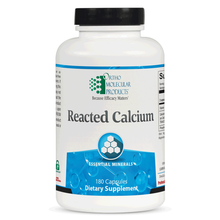 Load image into Gallery viewer, Ortho Molecular Products Reacted Calcium 180 capsules