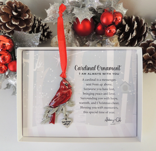 I am Always With You Cardinal Christmas Ornament