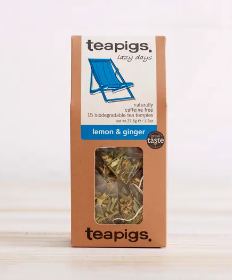 Teapigs Lemon & Ginger 15 Tea Temples