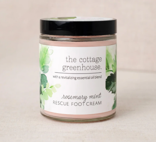 The Cottage Greenhouse Rosemary Mint Rescue Foot Cream 6oz