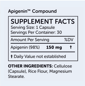 nuBioAge Apigenin 150mg 30 Capsules