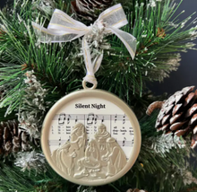 Load image into Gallery viewer, Silent Night Christmas Tree Ornament