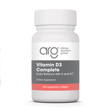Load image into Gallery viewer, Allergy Research Vitamin D3 2000 IU Complete with A and K
