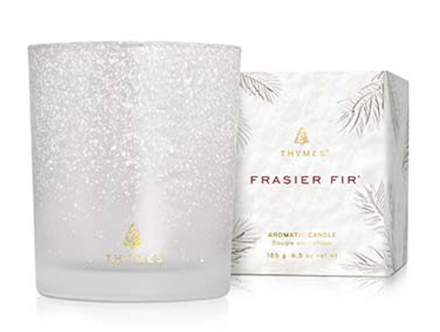 Frasier Fir Poured Candle, 6.5 oz Flocked