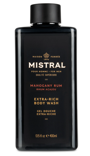 Mistral Mahogany Rum Body Wash 13.5 fl oz