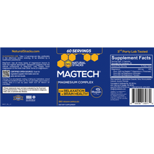 Load image into Gallery viewer, Natural Stacks Magtech Magnesium  180 capsules