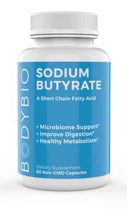 BodyBio Sodium Butyrate 60 capsules
