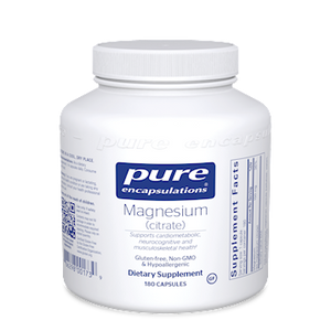 Pure Encapsulations Magnesium  Citrate 180 capsules