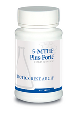 Load image into Gallery viewer, BIOTICS RESEARCH 5-MTHF Plus Forte 60 tablets