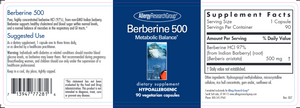 Allergy Research Group Berberine 500mg capsule qty 90