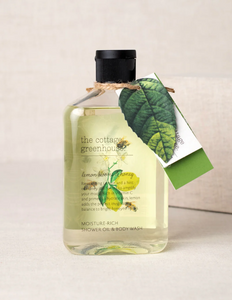 The Cottage Greenhouse Lemon Blooms & Honey Moisture Rich Shower Oil & Body Wash 11.5 fl. oz.