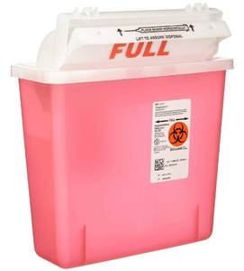 Sharps 5 Quart Container