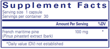 Load image into Gallery viewer, Pure Encapsulations Pycnogenol 100mg 30 capsules