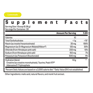 Seeking Health Optimal Electrolyte Lemonade Flavored 190.8G