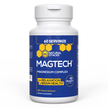 Load image into Gallery viewer, Natural Stacks Magtech Magnesium  180 capsules