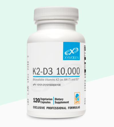Xymogen K-2 D3 10,000 120 capsules