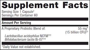 Metagenics UltraFlora Balance Daily Probiotic 60 capsules