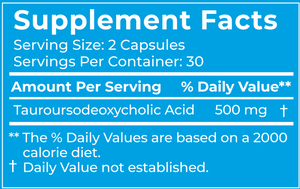 BodyBio TUDCA  Acid 60 capsules