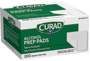 CURAD Alcohol Prep Pads 200CT