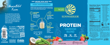 Load image into Gallery viewer, SUNWARRIOR PROTEIN berry WARRIOR BLEND 1.65 LB (750g)