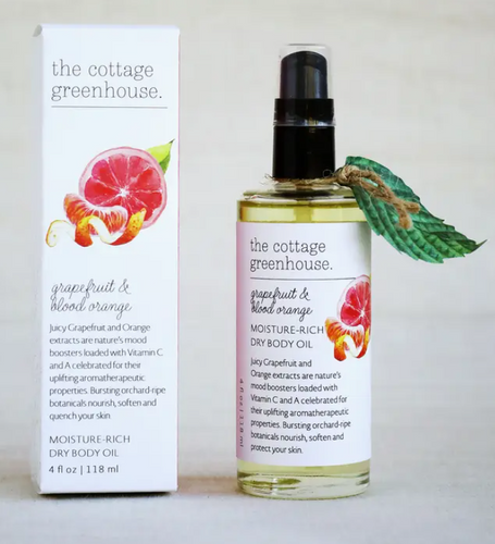 The Cottage Greenhouse Grapefruit & Blood Orange Moisture-Rich Dry Body Oil 4 fl oz