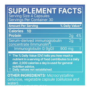 Microbiome MEGA IgG 2000 120 Capsules