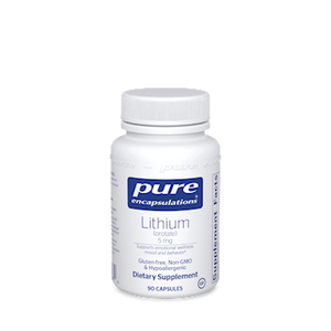 Pure Encapsulations Lithium5mg (Orotate) 90 Capsules