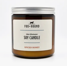 Load image into Gallery viewer, Fox + Hound Odor Eliminator Candle K-9 Collection Pax Spiced Honey