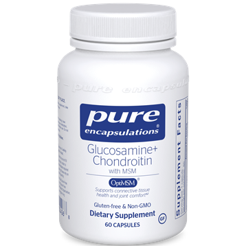 Pure Encapsulations Glucosamine + Chondroitin with MSM 60 capsules