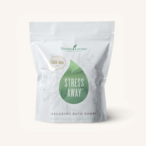 Young Living Stress Away Bath Bombs 11.2 ounces 4 count