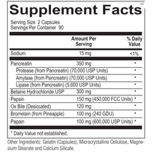 Load image into Gallery viewer, Ortho Molecular Products Ortho Digestzyme 180 capsules