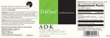 Load image into Gallery viewer, Davinci Labs ADK 60 Capsules