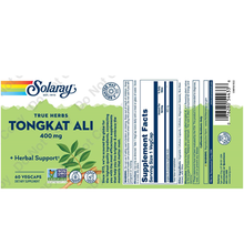 Load image into Gallery viewer, Solaray Tonkat Ali 400mg capsules