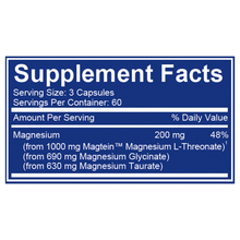 Load image into Gallery viewer, Natural Stacks Magtech Magnesium  180 capsules