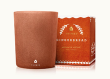 Load image into Gallery viewer, Thymes Gingerbread Aromatic Votive Candle 2 oz