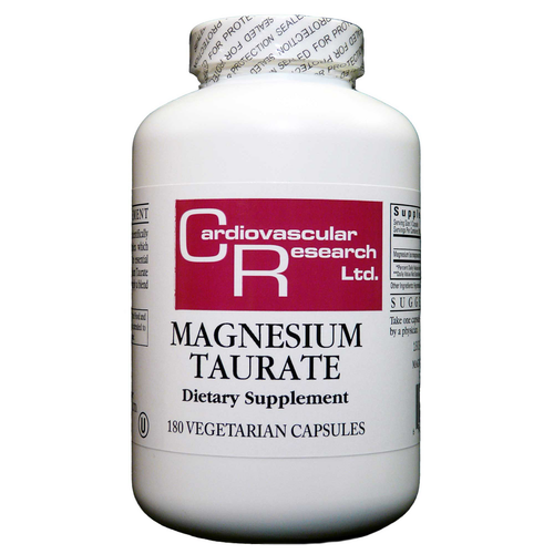 Cardiovascular Research Ltd. Magnesium Taurate 125mg 180 capsules